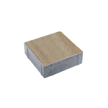 Тротуарная плитка КВАДРАТ 200х200 мм - Искусственный камень Степняк