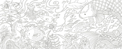 [Vol.7] Polar Bear's Adventure Cruise. Coloring Book