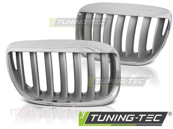 Решетка (ноздри) радиатора BROWS CHROME TITAN LOOK для BMW X5 E53 LCi