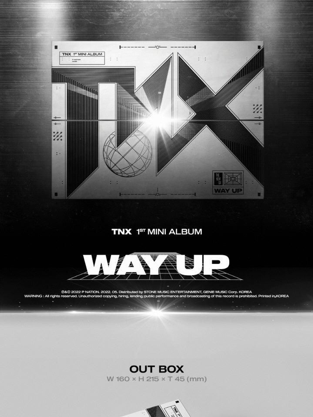 Альбом TNX - WAY UP 1st Mini Album