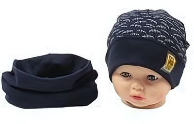 Комплект детский (шапка + шарф-снуд) р.48-50 (Мегашапка) 7052