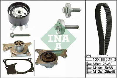 INA - 530019732-INA - Water Pump & Timing Belt Set