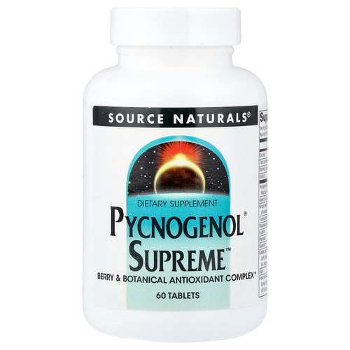 Source Naturals, Pycnogenol® Supreme™, 60 таблеток
