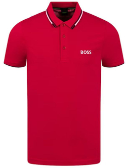Мужское теннисное поло BOSS x Matteo Berrettini Paddy Pro Polo - medium pink