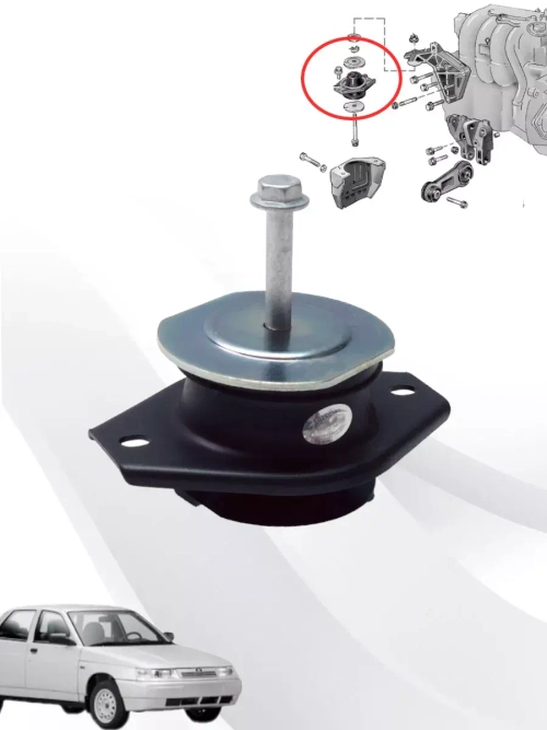 Опора двигателя правая ВАЗ 2110-2112