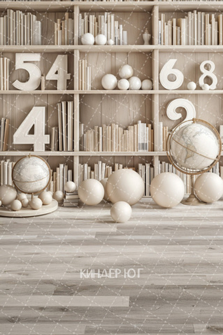 Фотофон "Белые шары" арт. ФФ905-22