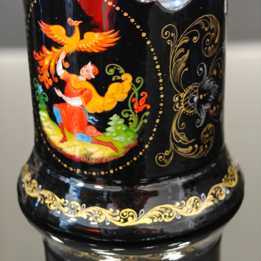 Коллекционный чайный набор "Иван-царевич и Жар-птица" (Ручная роспись Палех)