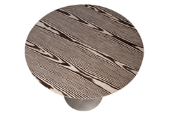 Стол барный 85х106см Garda Decor Zebrano серый