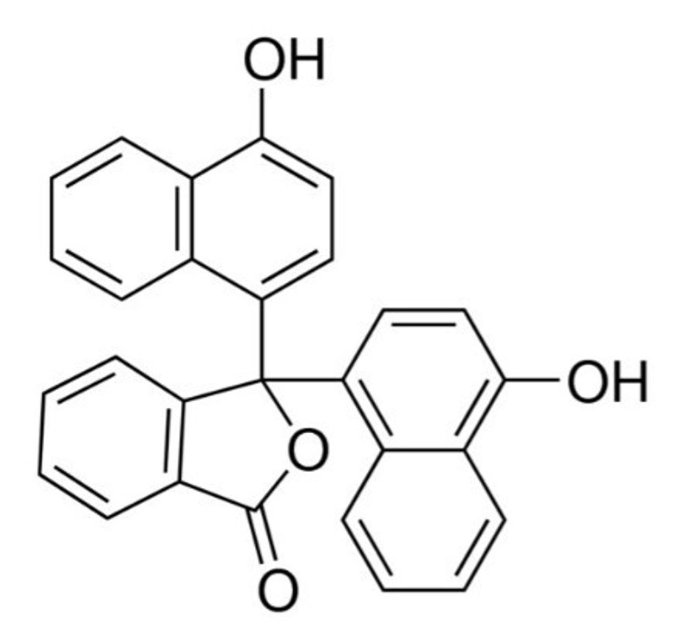 альфа-нафтолфталеин формула