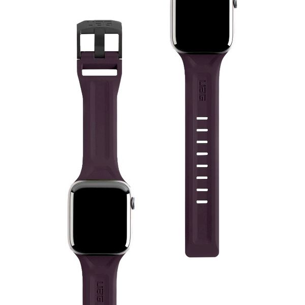 Ремень силиконовый UAG Scout Silicone для Apple Watch 44/42 баклажан (Eggplant)