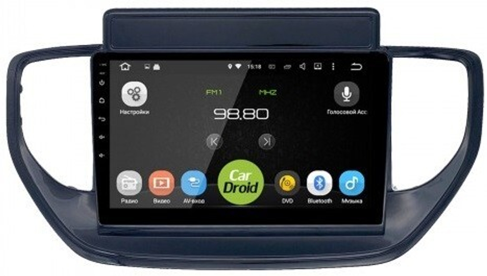 Магнитола для Hyundai Solaris 2 2020-2022 (штатная навигация) - Roximo RM-2021 Android 12, 8-ядер, 4/64Гб, SIM-слот