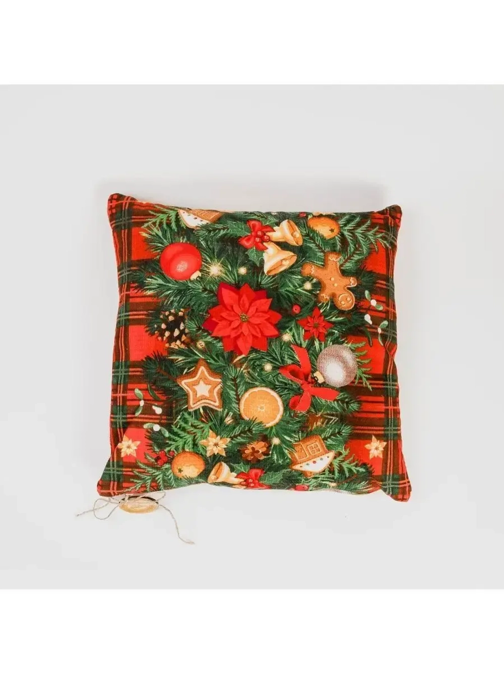 Подушка с наполнителем из кедровой стружки "Новогодняя"