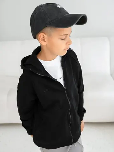 Толстовка для мальчика на молнии в школу