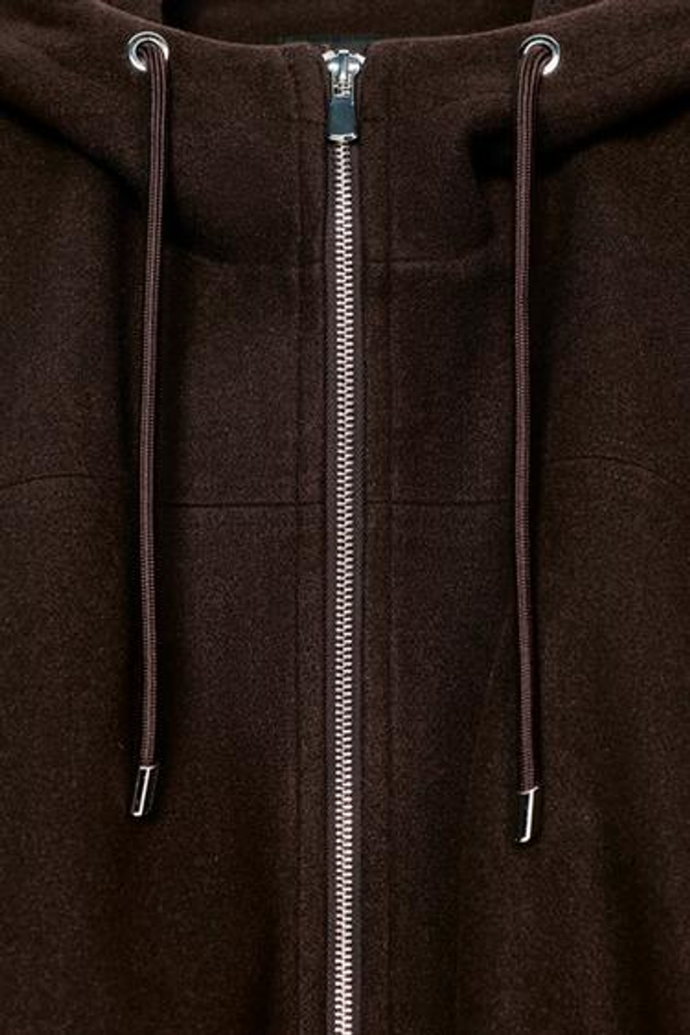 Мягкая куртка-бомбер с капюшоном оверсайз - ZARA