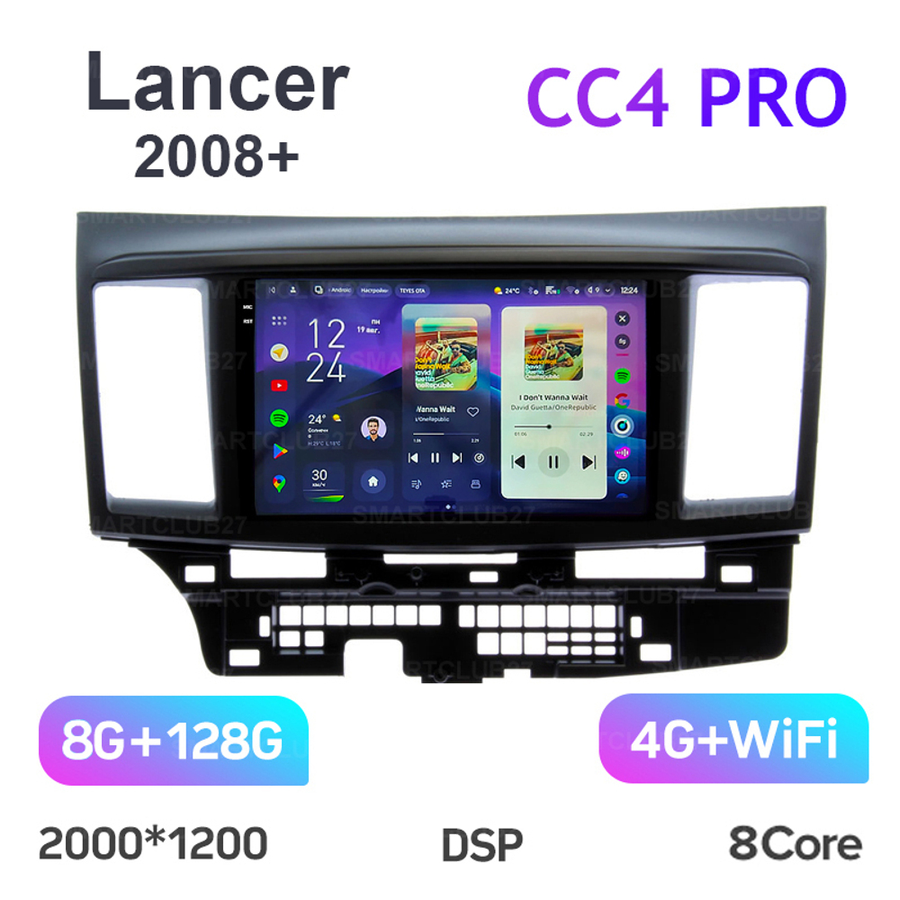 Teyes CC4 Pro 9" для Mitsubishi Lancer X 2008+