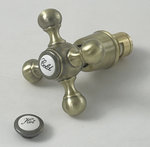 Кран-букса с маховиком (БРОНЗА) GANZER усиленный  (100/1шт)