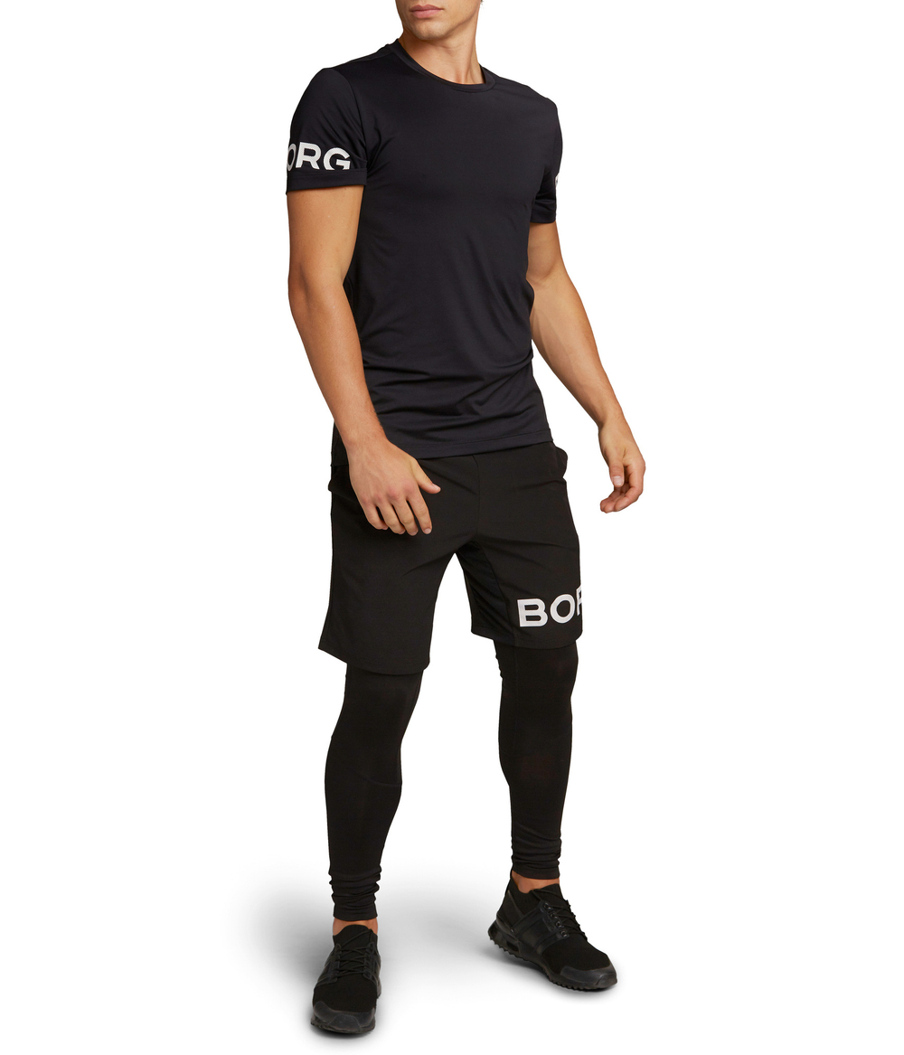 Мужские теннисные шорты Björn Borg Shorts August 1P - black beauty