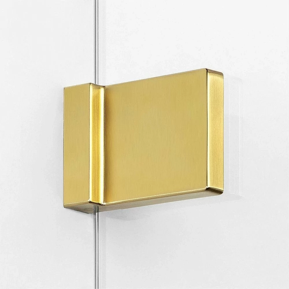 Душевой уголок NEW TRENDY AVEXA GOLD BRUSHED 100x120 стекло прозрачное/профиль золото