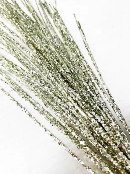 Ветвь Новогодняя шампань 80 см., Christmas DeLuxe (89150)