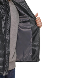 Куртка утепленная мужская LEVI'S QUILTED FAUX LEATHER TWO POCKET HOODY