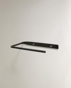 Zara Home держатель для туалетной бумаги, нержавеющая сталь, чёрный