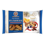 Печенье ХЛЕБНЫЙ СПАС «Итальянское» с шоколадом, апельсиновым вкусом и изюмом, 320 г, пакет