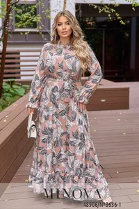 Платье 8636-мокко Minova
