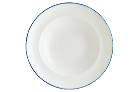 Тарелка для пасты d=300 мм. 550 мл. Ретро синий край