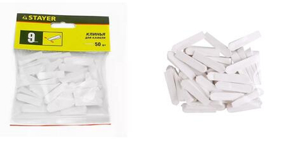 3382-2 STAYER большие клинья для плитки 9мм 50шт