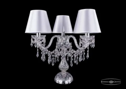 Декоративная настольная лампа Bohemia Ivele 1403L/3/141-39/Ni/SH21-160