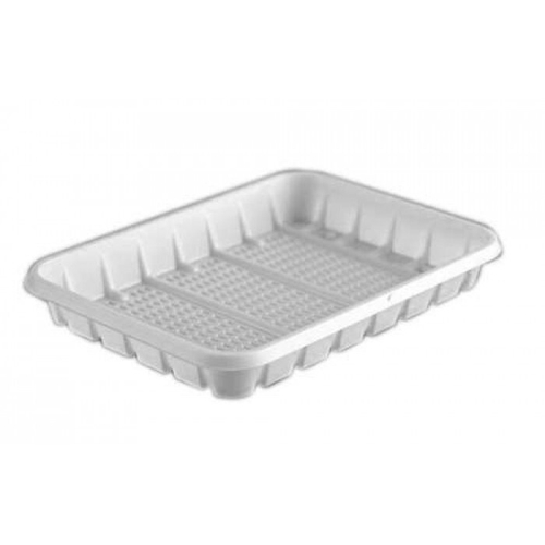 Лоток №2 (КЧП) Белый 500мл (169*125*22мм) (34*100шт) 3400шт/кор