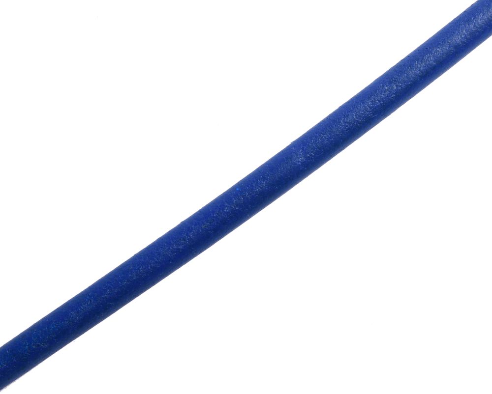 Шнурок круглый синий Ø 3.5 мм, дл. 60 см