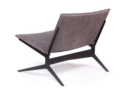 Лаунж-кресло Fly, серая замша