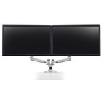 Двойное настольное крепление Ergotron LX Dual Side-by-Side Arm (45-245-026), Серебряный