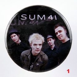 Значок Sum 41 (36 мм) ( в ассортименте )