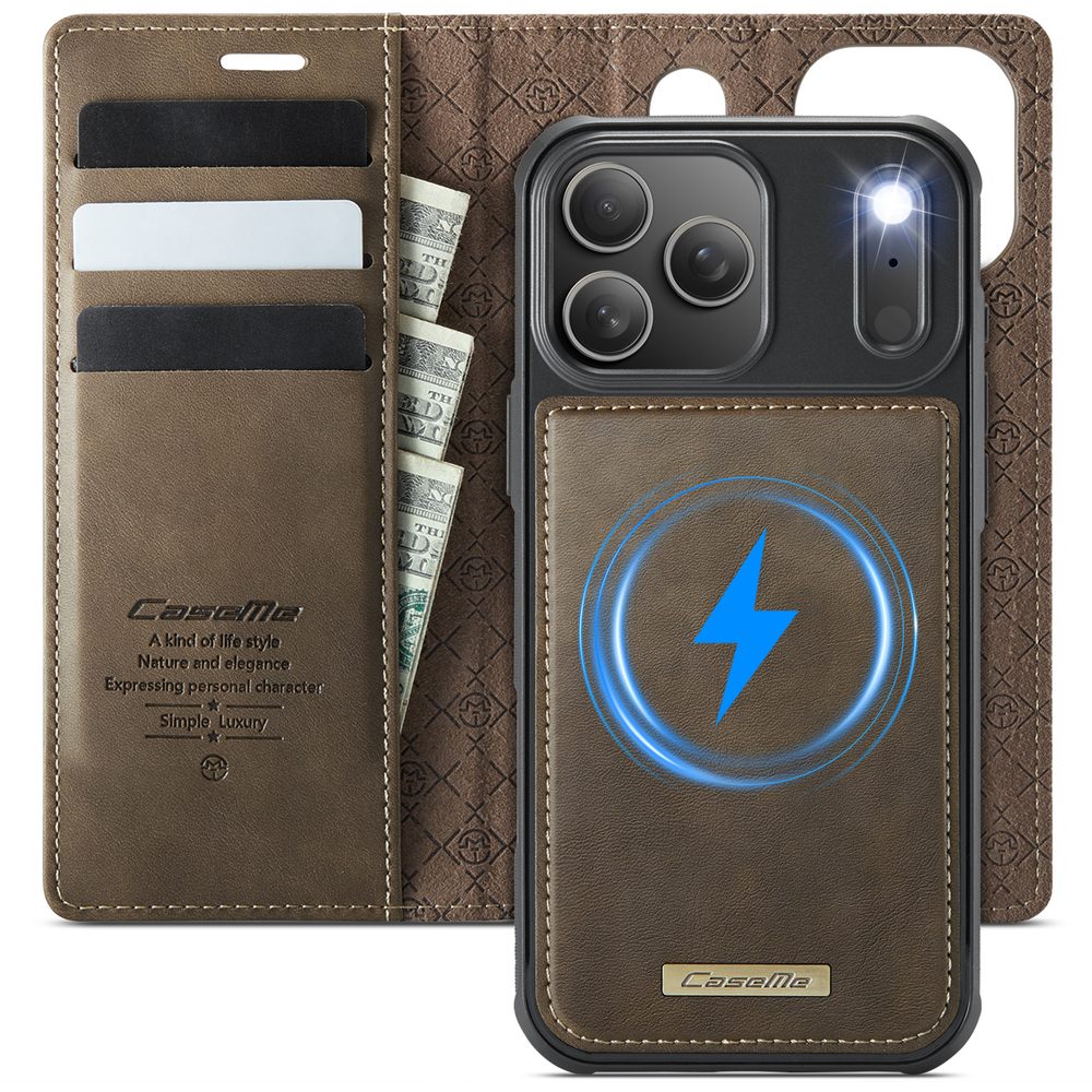 Чехол-кошелек CaseMe 2 in 1 MagSafe iPhone 17 Pro