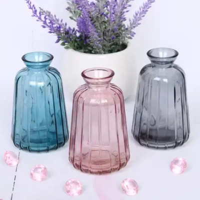 Ваза стеклянная «Блум» 6,5*11см микс цветов