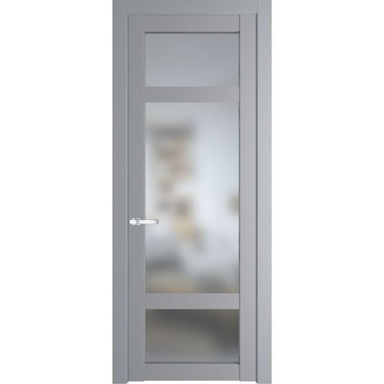 Межкомнатная дверь эмаль Profil Doors 2.3.2PD смоки остеклённая