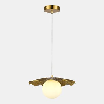 SLE1196-303-01 Светильник подвесной Латунь/Белый G9 1*5W 4000K LOREA