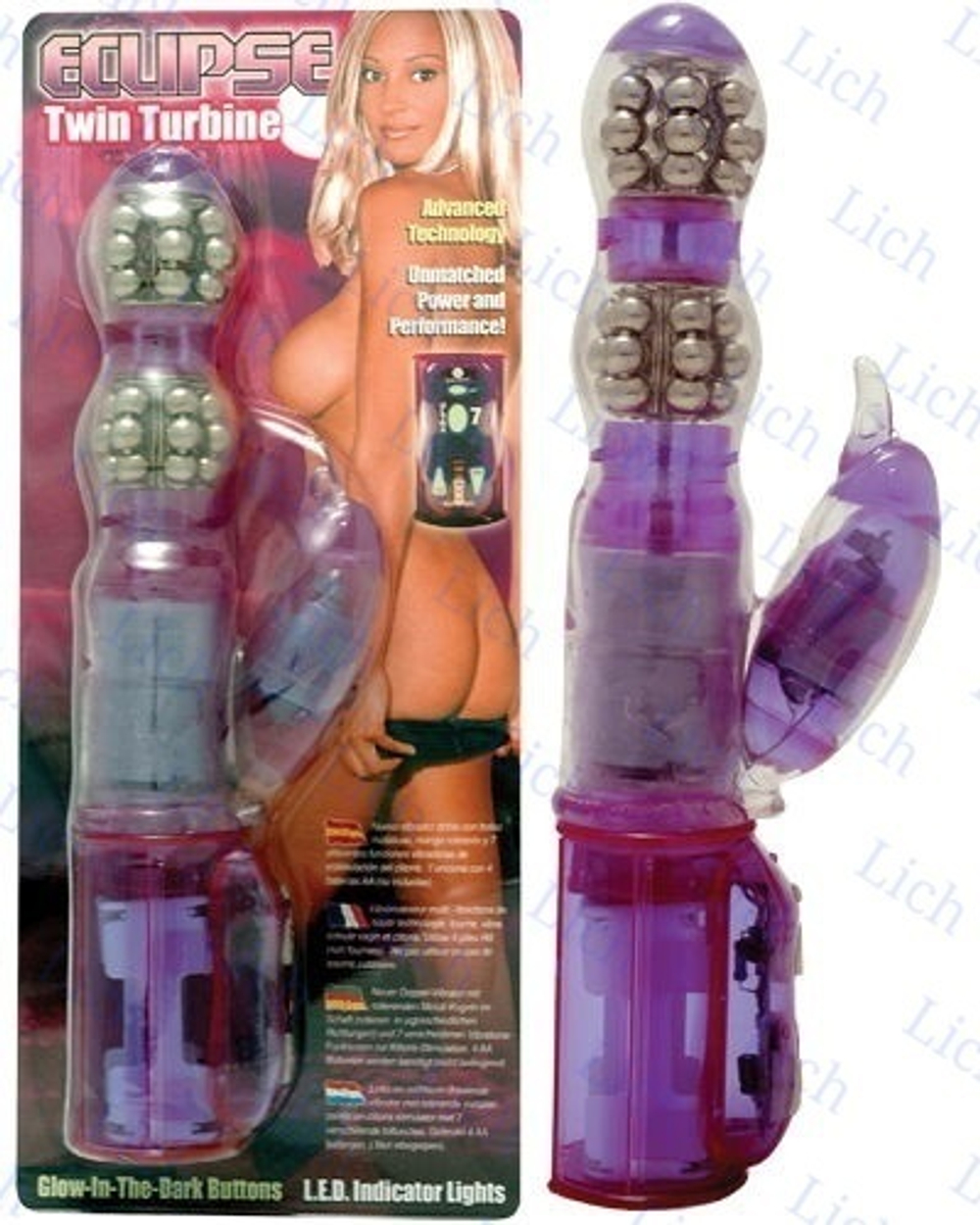 Супер - вибратор с клиторальным стимулятором