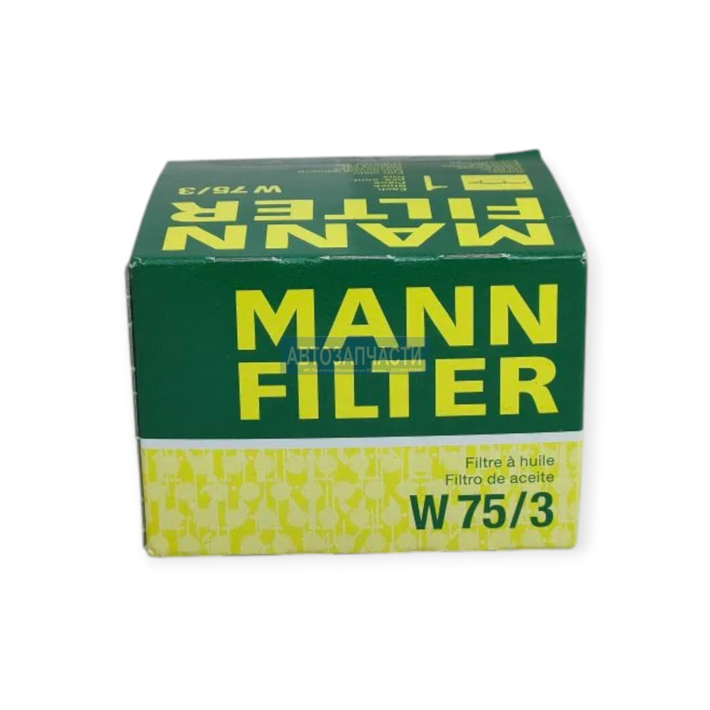 Фильтр масляный MANN W753