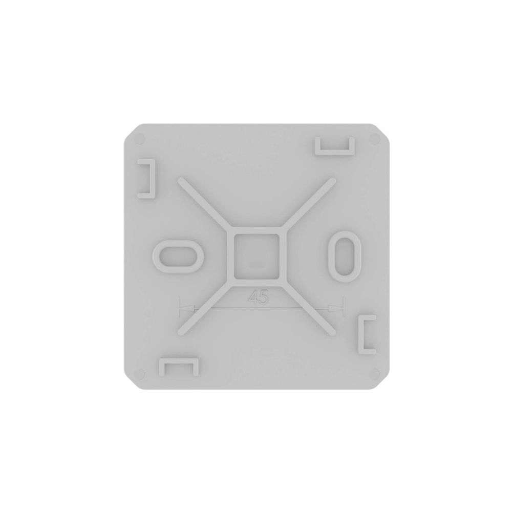 53770 коробка ответвительная с 8+2 кабельными вводами 70х70х40 DKC