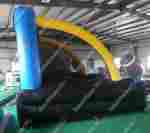 Детский надувной батут "Футбол Регби" с крышей 5*3*3.5 м