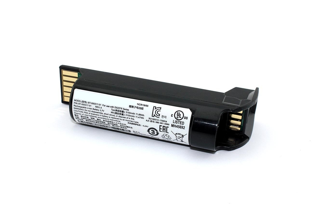 Аккумуляторная батарея для терминала сбора данных Zebra DS2278 BTRY-DS22EAB0E-00 3,6V 3150mAh li-ion