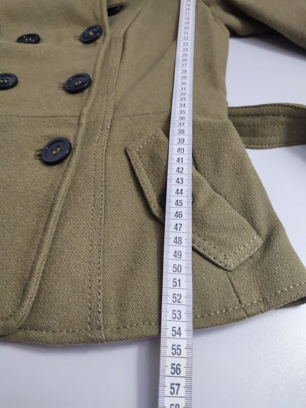 Пальто-жакет с шерстью 42 размер