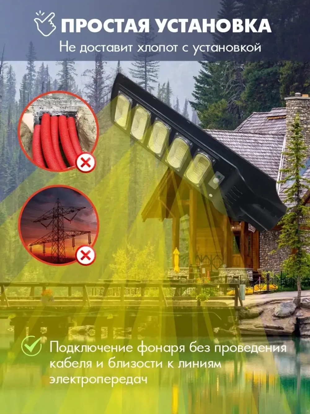 Светильник на солнечной энергии STD300