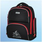 Рюкзак BRAUBERG CLASSIC, легкий каркас, премиум материал, "Motorbike", черный, 270583