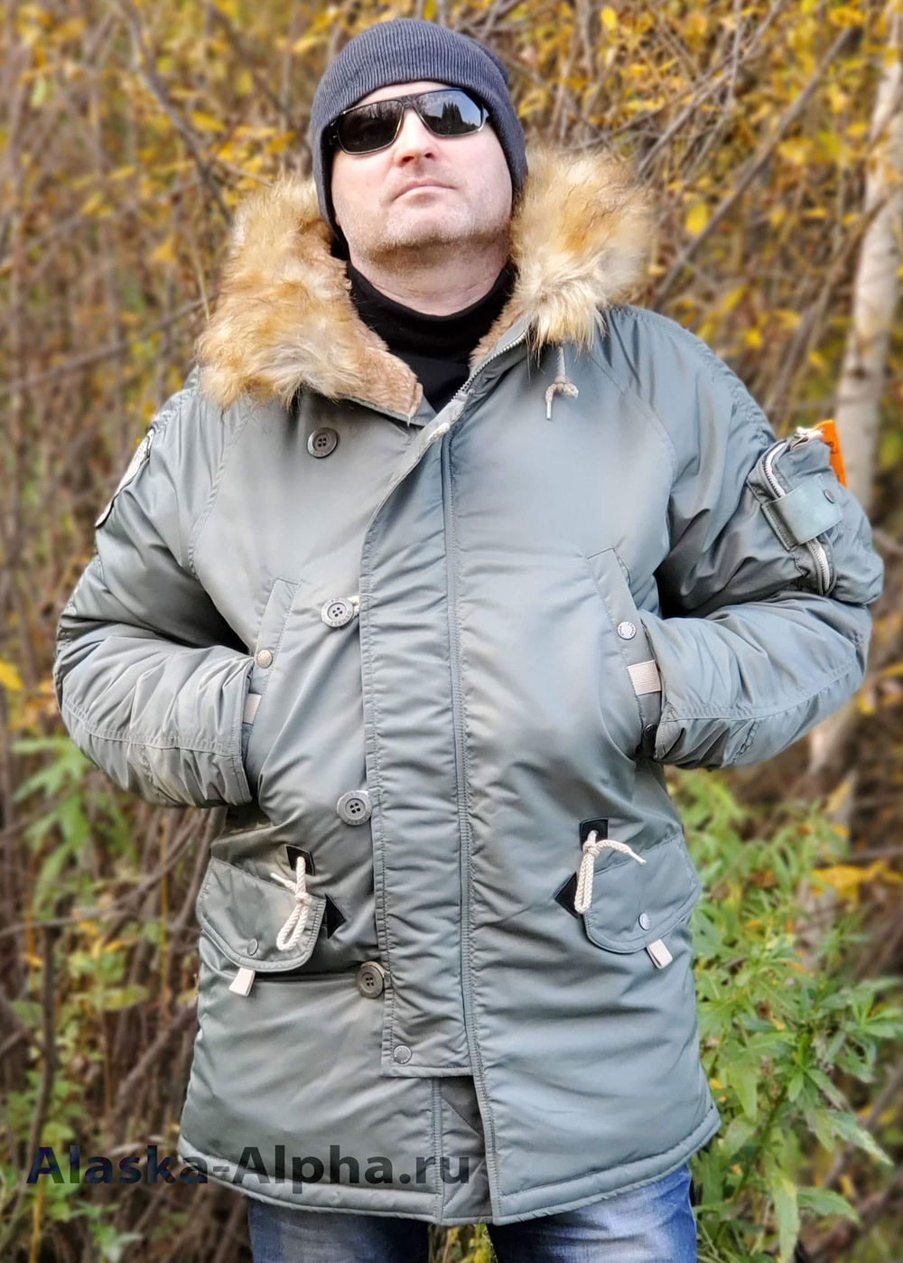Куртка мужская зимняя Denali Husky Military (с.зеленая - supporo)