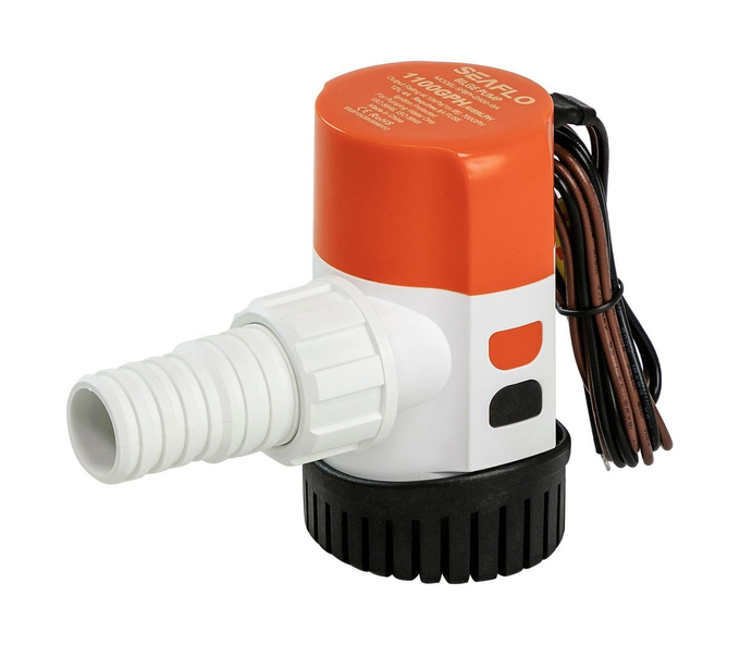 Помпа осушительная 12 В, 1100GPH (4163,5 л/час), SeaFlo