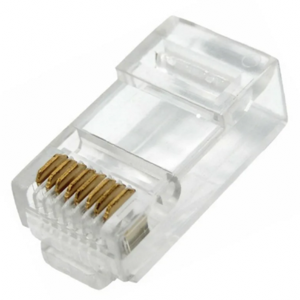 Джек RJ-45 ЭРА RJ-1 8P8C CAT 5e упаковка 100 шт | Разъёмы, переходники, ТВ делители